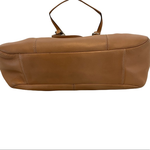Coach tan leather shoulder bag - Picture 3 of 9